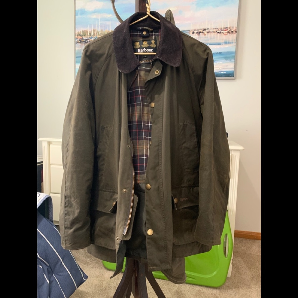 Tartan Barbour men’s jacket